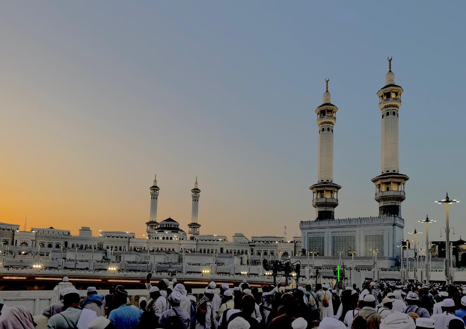 Sunset over Masjid al-Haram